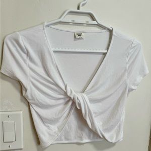 Sunday Best White Crop Top size small